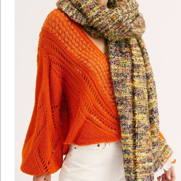 {Free People} bright snowball sweater - Picture 8 of 8